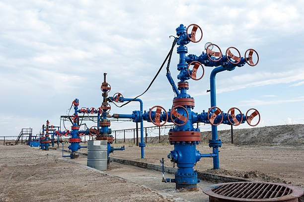 Oil pumpjack operating in Carter County, extracting crude oil from the ground.