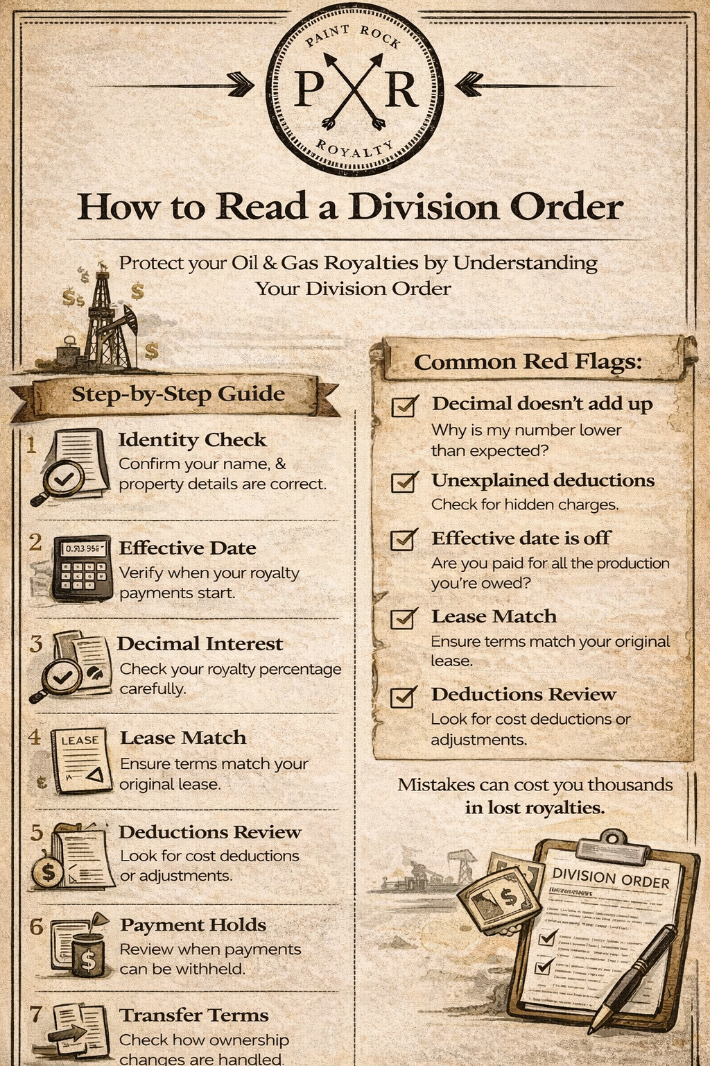 how to read a division order